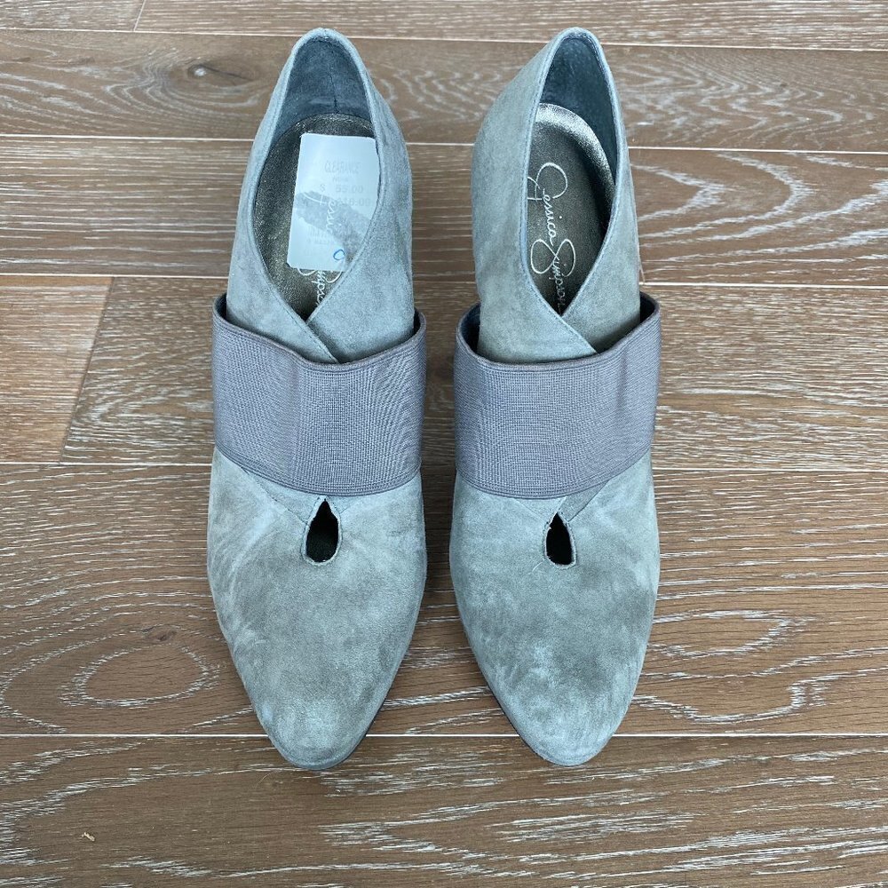 Jessica Simpson Suede Shootie | Gray | 9M